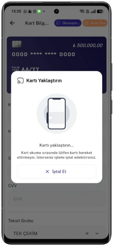 Android NFC - Mobil Uygulama Ozelligi